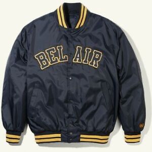 Bel Air Athletics Bomber Jacket Black/Gold